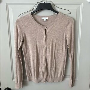 Old Navy Women's Light Beige Button-Front Cardigan